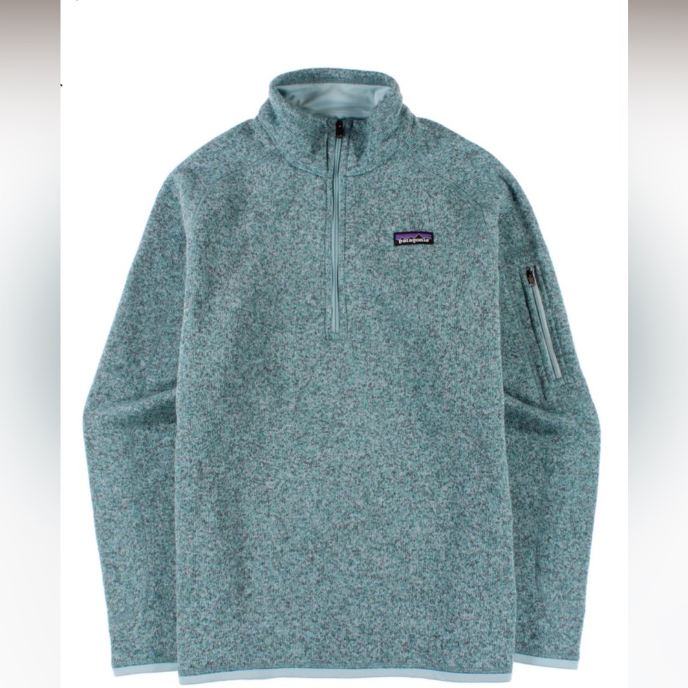 EUC W's Patagonia Blue Better Sweater 1/4-Zip